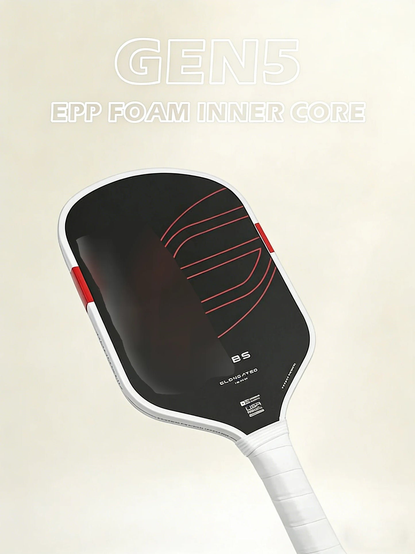 Boom Core EPP Pickleball Paddle for All Levels, Power & Explosiveness, Great Feel, High Forgiveness & Stable Play