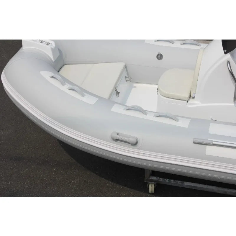 RIB Inflatable Boat Luxury Fiberglass Floor Hypalon/PVC Rescue Boat for Sport Leisure Lake Outdoor Entertainment