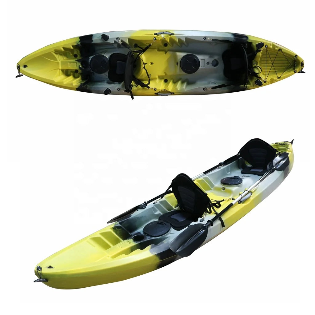 Vicking Top Selling Rotomolded Sit on Top Fishing Kayak 12FT Kayak Sit on Top Beach Fishing Camping Kayaking