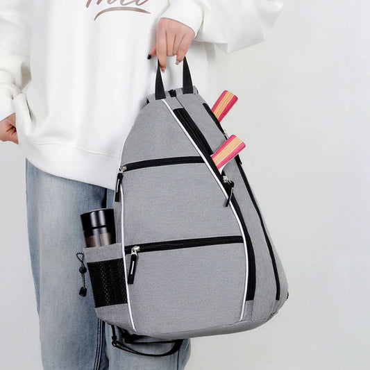 Pickleball Bag Racketball Sling Bag Adjustable Pickleball Backpack Multifunctional Sports Backpack Large Capacity Tennis Bag