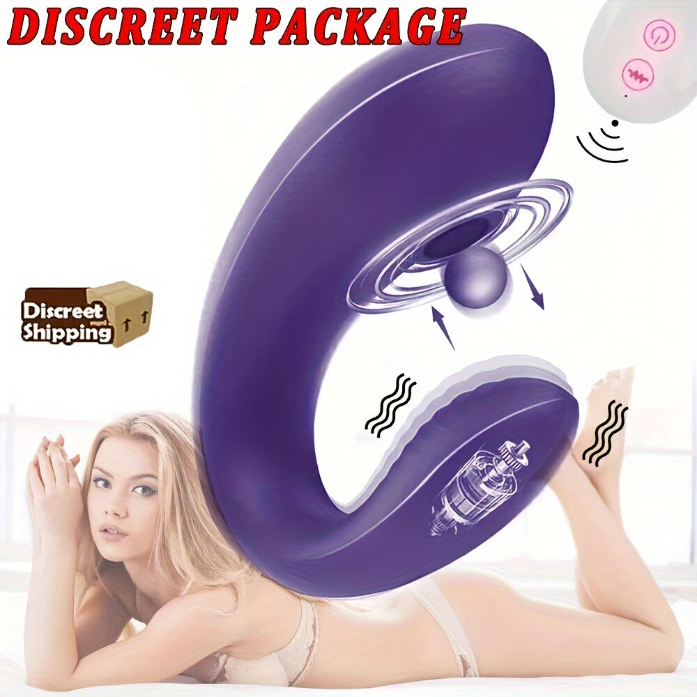 10 Vibrator Modes - Rabbit Vibrator - G-Spot & Clitoral Stimulator For Women, Couples' Anal Dildo Massager Adult Toy
