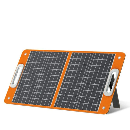 60W 18V Portable Solar Panel;  Flashfish Foldable Solar Charger With 5V USB 18V DC Output Compatible With Portable Generator;  Smartphones;  Tablets And More