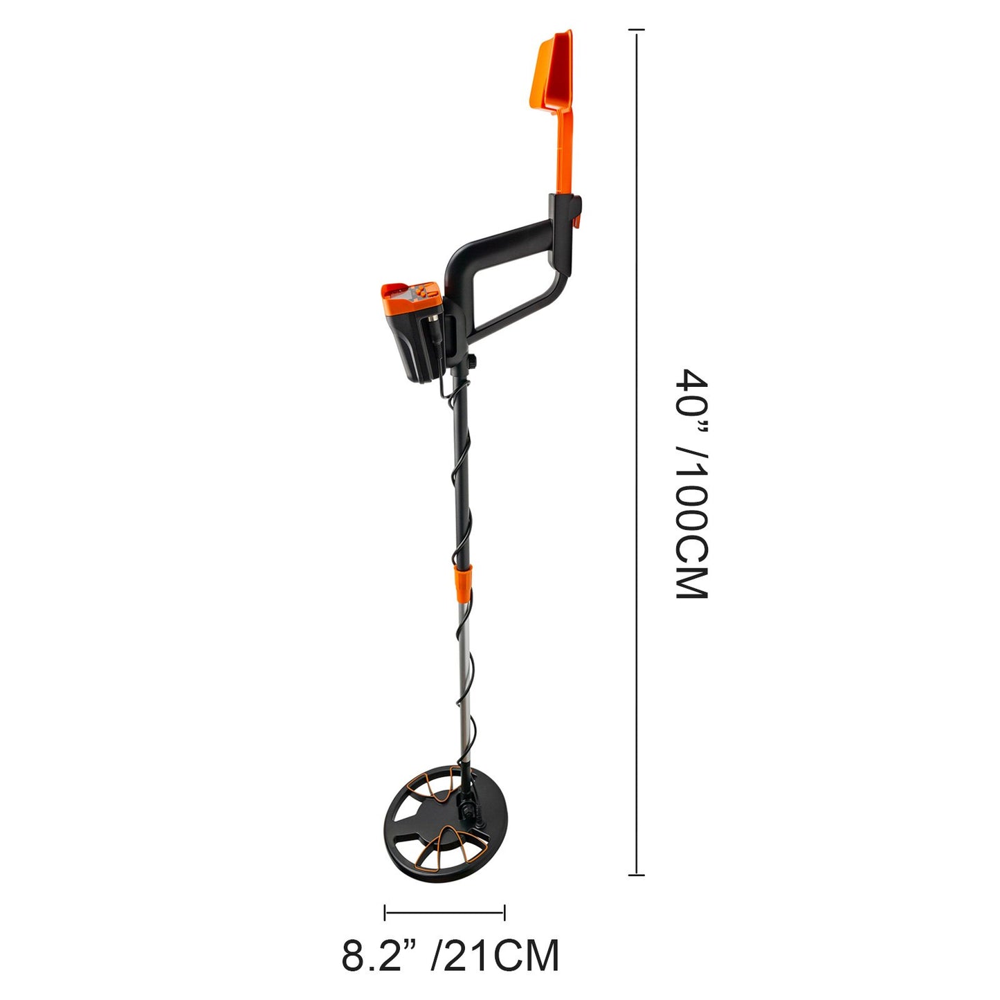 Metal Detector Waterproof Disc Metal Detectors Underwater Underground High Accuracy LCD Display Metal Detector For Adults And Children Headphone Automatic Detector Yellow 3010