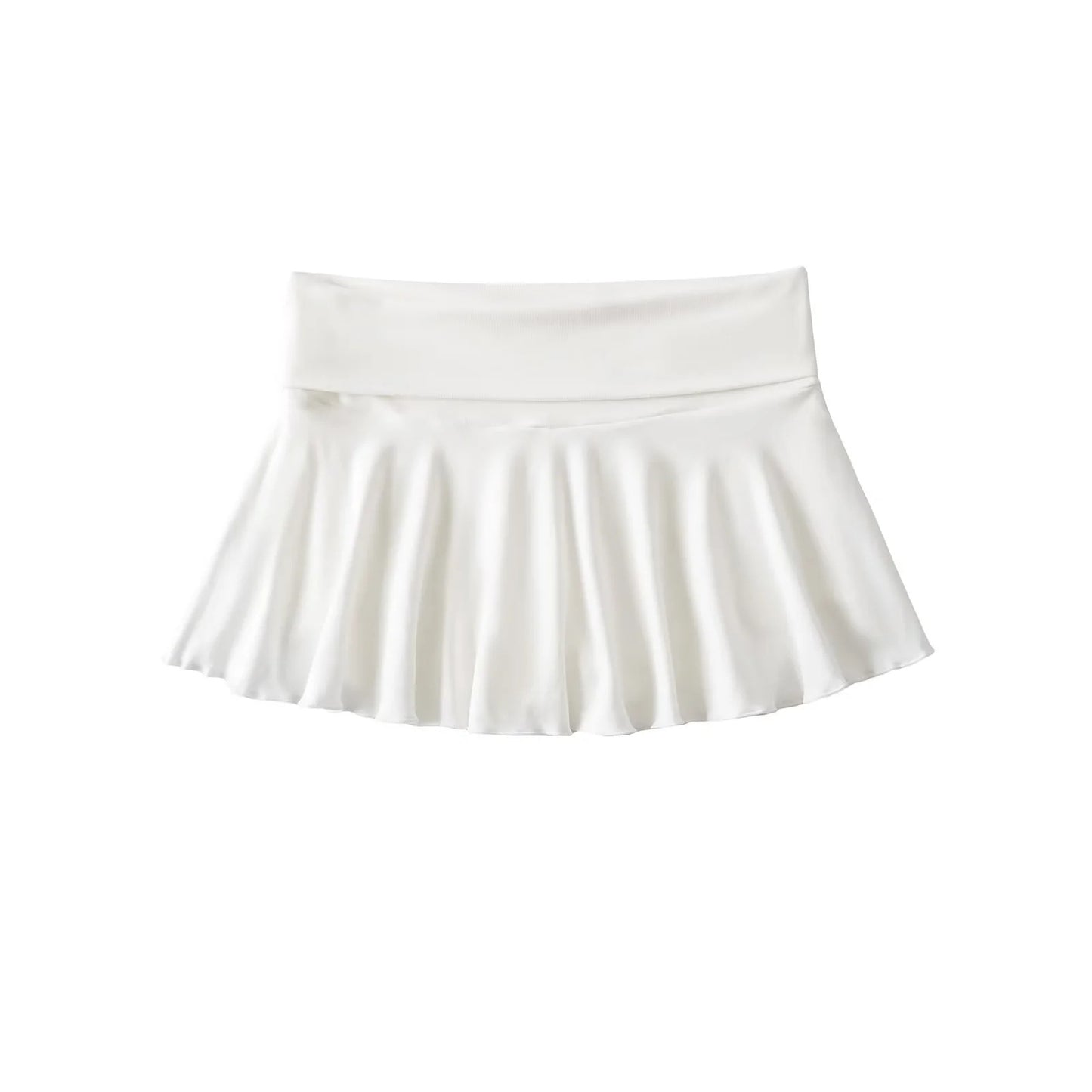 Fake two short skirts