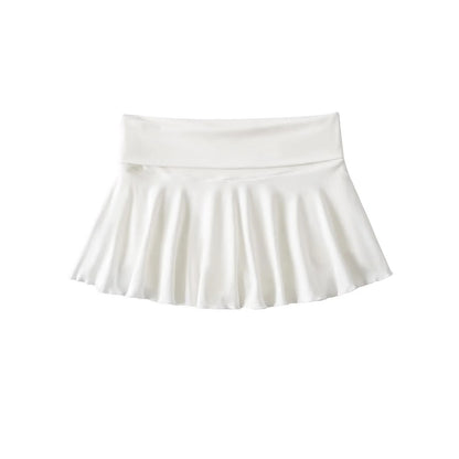 Fake two short skirts