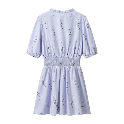 Dress with Fitted Waist Women's Dress