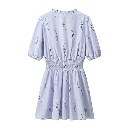 Dress with Fitted Waist Women's Dress