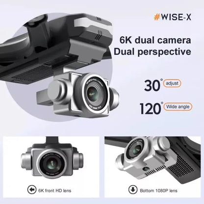 3 Battery V14 Professional Drone 6K HD Dual Camera Wifi FPV Portable RC Quadcopter , Drones Suitable For Adults-beginners. Logistics Is Randomly Sent By UPS&UNI&GOFO&USPS