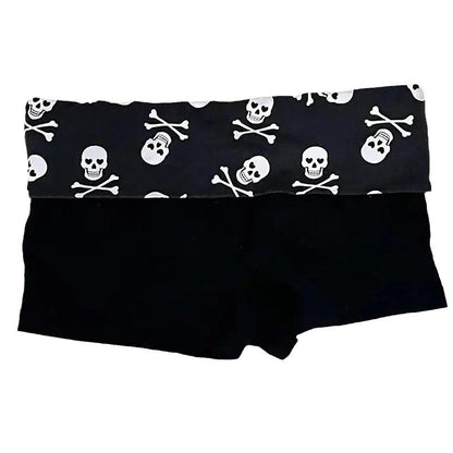 American-style Streetwear Athletic Skull Biker Shorts