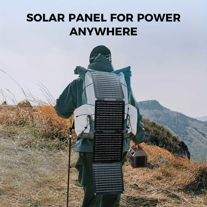 192Wh 200W Portable Power Station Solar Generator (40W Solar Panel Optional), High Capacity LiFePO4 (LFP) Battery Power Bank, with 2x 110V AC Outlets, DC USB-C Ports, LED Light, Powek Bank for Outdoor Camping Hiking Road Trip