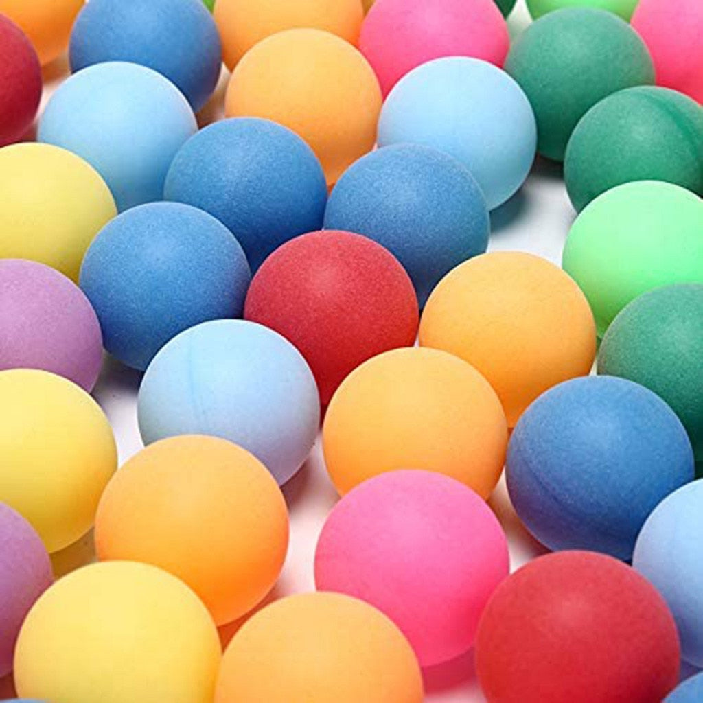 Colored Pong Balls 40mm Entertainment Table Tennis Balls 3 Star Abs Plastic Ping Pong Balls Training Balls d1