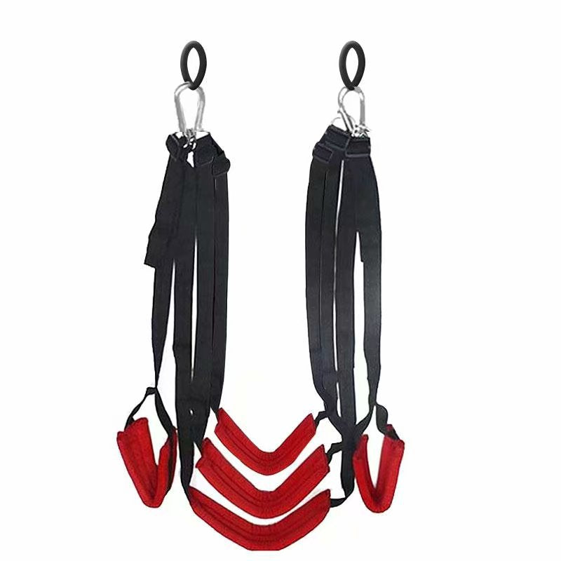 Sex Product Love Sex Swing 5-pad  Soft Material Hanging Door Swing Portable Thigh Restraint Sling Swing Sex Toys For Couple