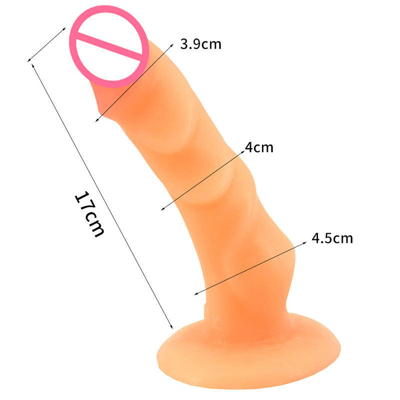 PVC Penis Butt Plug Adult Products Men And Women Back Court