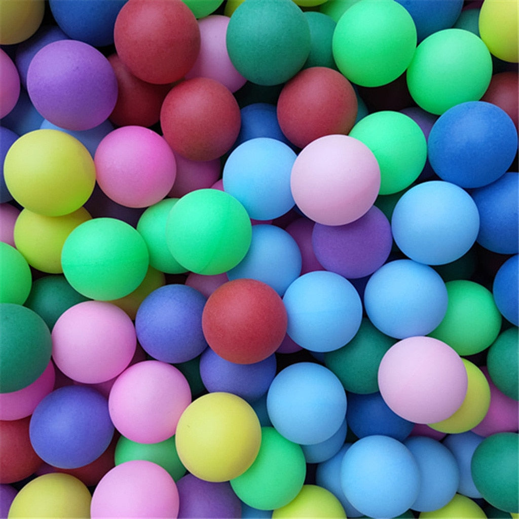 Colored Pong Balls 40mm Entertainment Table Tennis Balls 3 Star Abs Plastic Ping Pong Balls Training Balls d1
