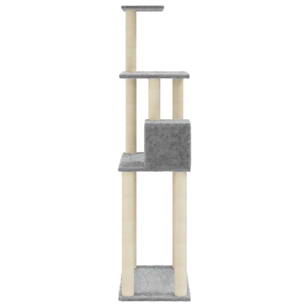 Cat Tree with Sisal Scratching Posts 147 cm