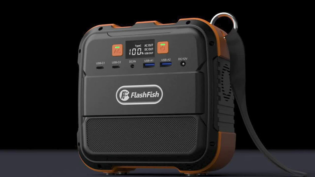 Camping Power Station With Solar Panel Portable, 120W Battery Power Generator With 60W Solar Panel, 98Wh/26400mAh Lithium Battery Bank With 110V AC Outlet, Solar Generator Kit For Home, RV, Outdoor, Travel, Emergencies