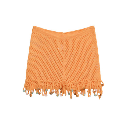 Women's Clothing Summer Vacation Style Set Hand-knitted Sexy Korean Slim Swimsuit