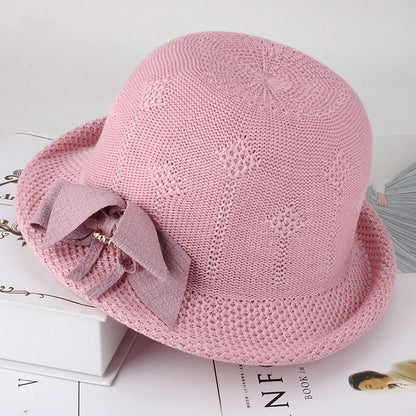 Women'S Hats Korean Version Of The Fashion Alice Along The Flower Knitted Women'S Hats Sun Hats