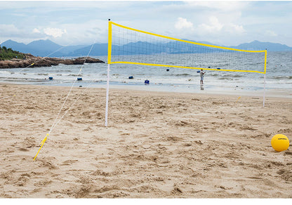 Folding Volleyball Net Rack Adjustable Height Badminton Net Ourdoor Ball Sports Accessories Use For Beach