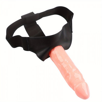 Versatile Silicone Dildo - Hollow, Wearable Design for Men & Women | No Battery Needed