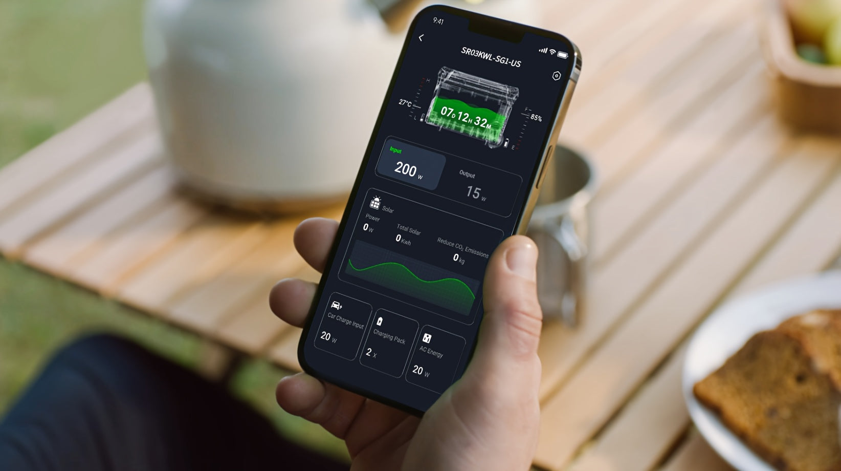 Advanced 3000W/1000W Solar Generator with Smart APP & Frequency Tracking - 1.6Hr Rapid Charge, LiFePO4 Battery for 10-Year Service, 30dB Ultra-Quiet Portable Power