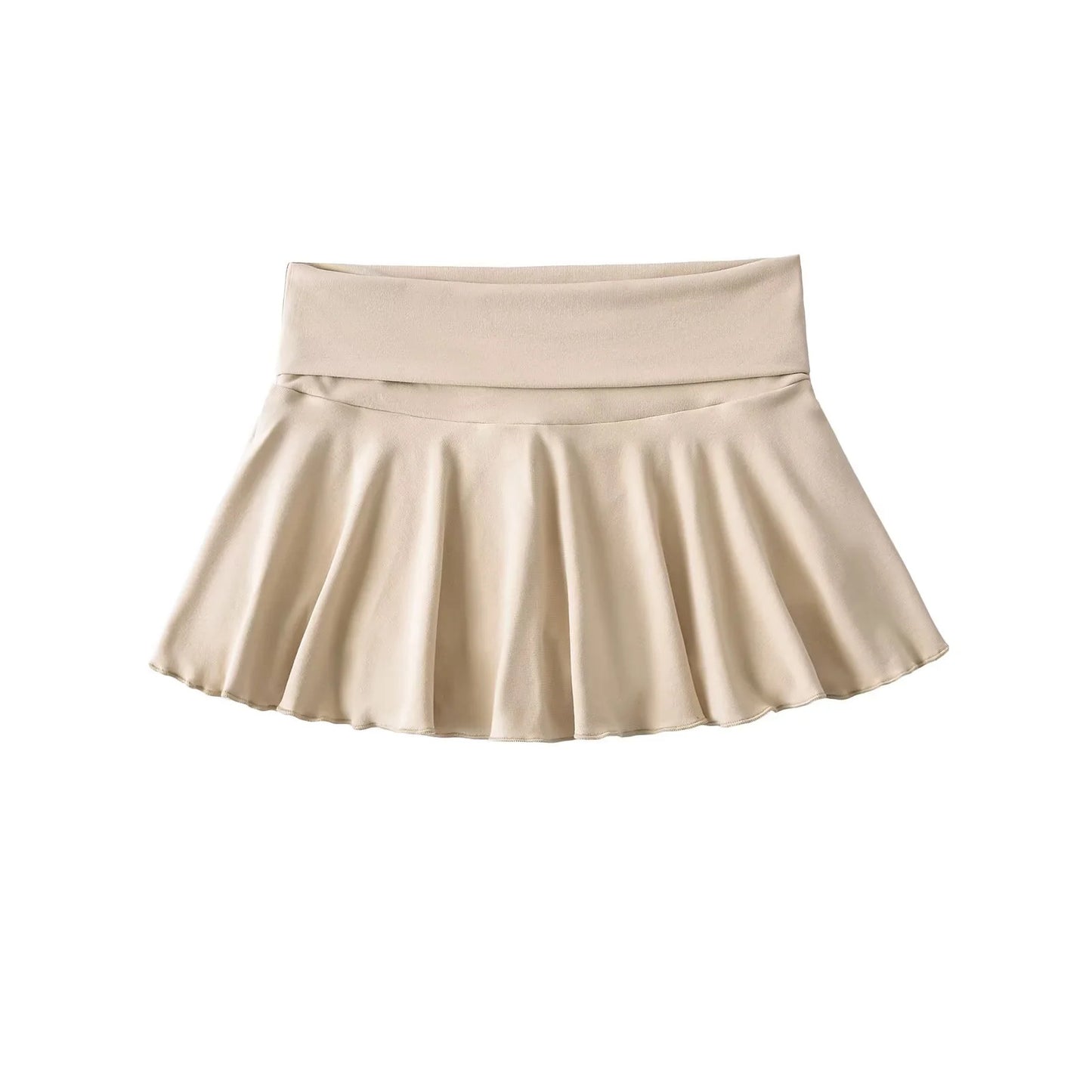 Fake two short skirts