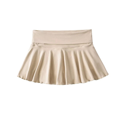 Fake two short skirts