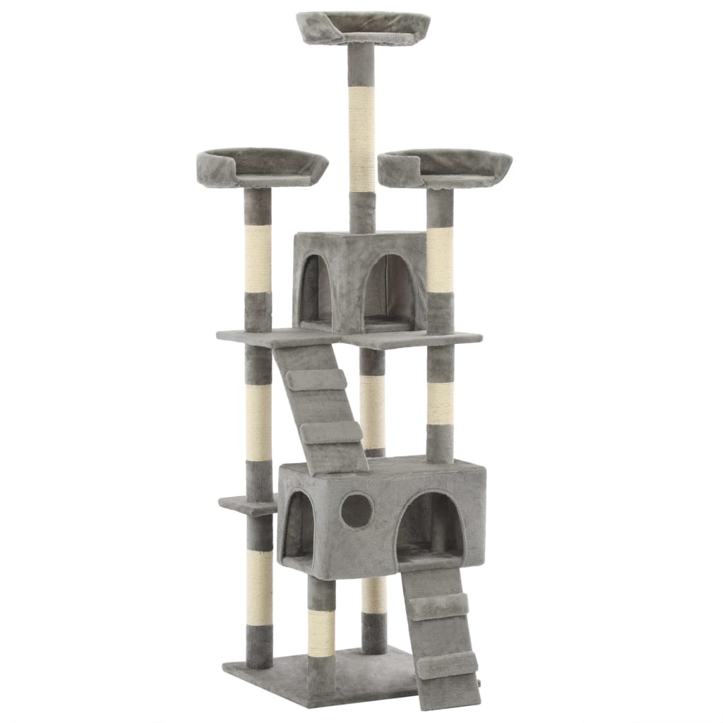 Cat Tree with Sisal Scratching Posts 170 cm   Cat Tree
