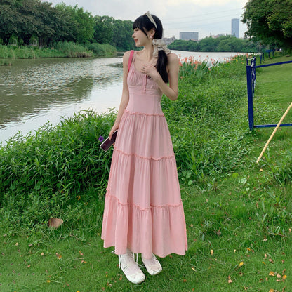 Sweet Strap Fairy Dress A-line Dress