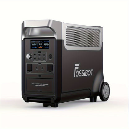FOSSiBOT F3600 Pro Solar Generator, 3840 Wh LiFePO4 Portable Power Station, 3 X 230 V AC Output 3600 W 7200 W Peak, Storm Generator, Fast Power Storage, Charging, Travel Power Station, Outdoor Road Trips, Christmas, Festival,