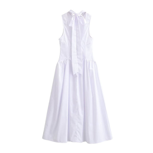 Backless Long Midi Dress for Women Dress