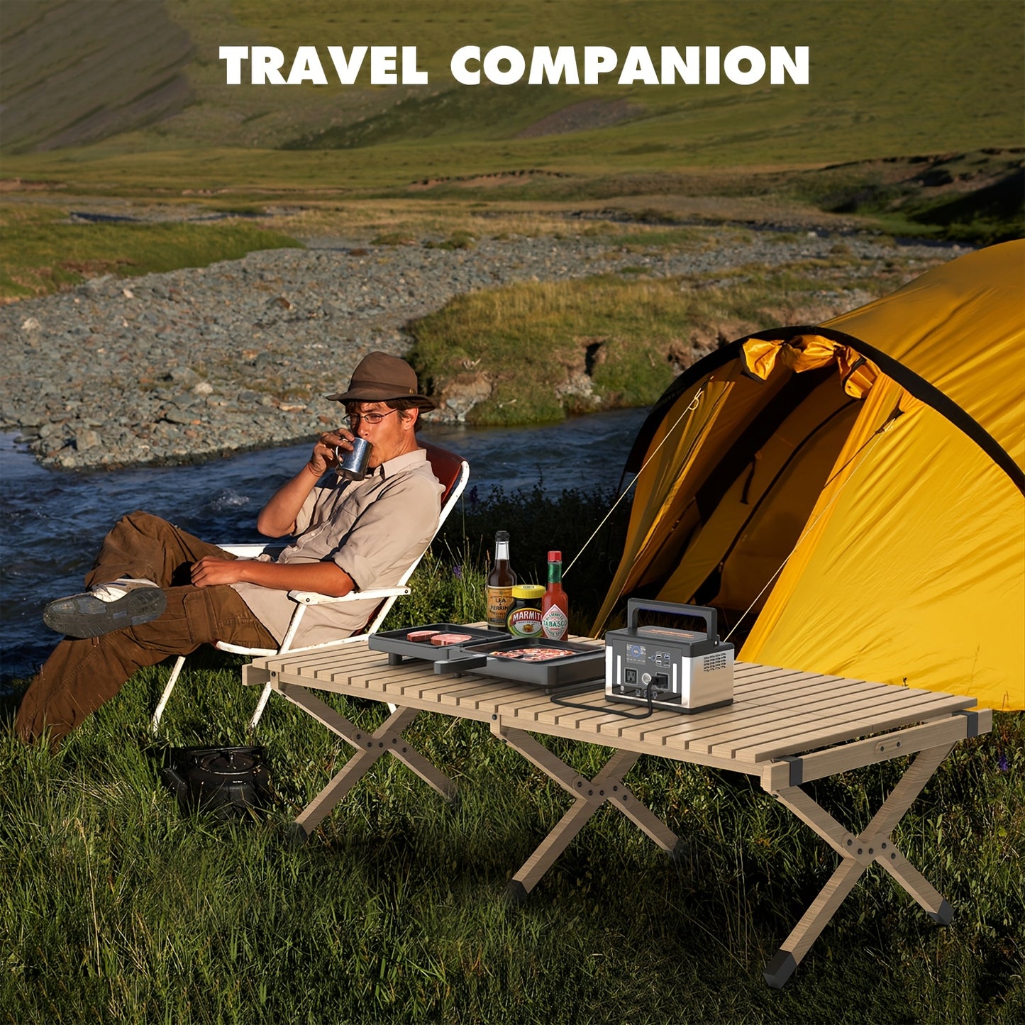 700W 577WH Solar Generator Watt Portable Power Station LiFePO4 Battery, With 120V AC Socket, Portable Generator, Used For Home Backup, Emergency, Outdoor