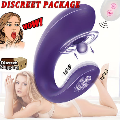 10 Vibrator Modes - Rabbit Vibrator - G-Spot & Clitoral Stimulator For Women, Couples' Anal Dildo Massager Adult Toy