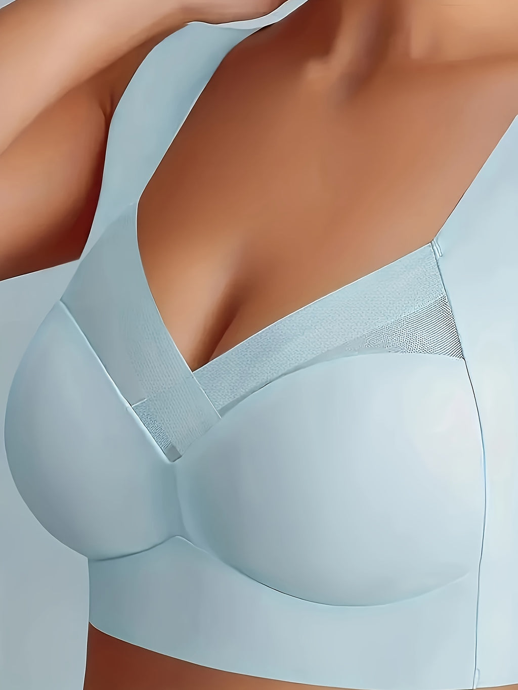 5-Pack Wireless Push-Up Bras - Breathable Mesh Design - Comfortable Everyday Lingerie