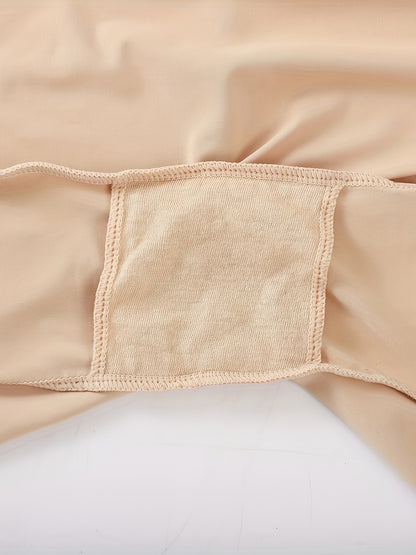 3pcs Contrast Lace Boyshort Panties, Seamless Scallop Trim Bow Tie Panties, Women's Lingerie & Underwear