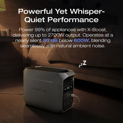 EF ECOFLOW Portable Power Station DELTA+3+Plus 1024 (2024 New), 1024Wh LFP Battery For Home Backup, Camping&RV Solar Generator (Solar Panel Optional) With 1000W Solar Input, Electric Generator With UPS