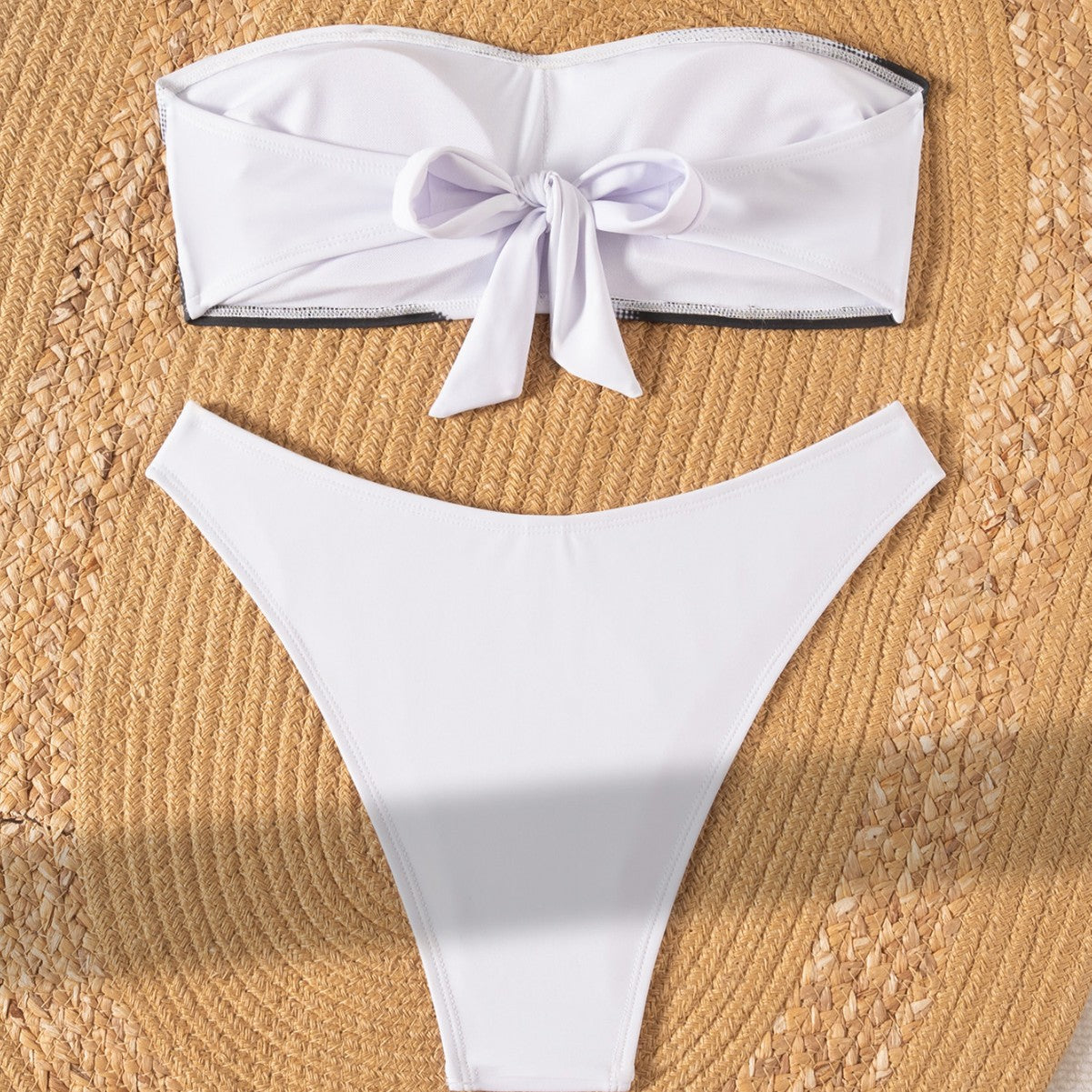 Tube-top Bikini Swimsuit Set For Women