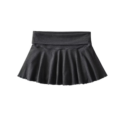 Fake two short skirts