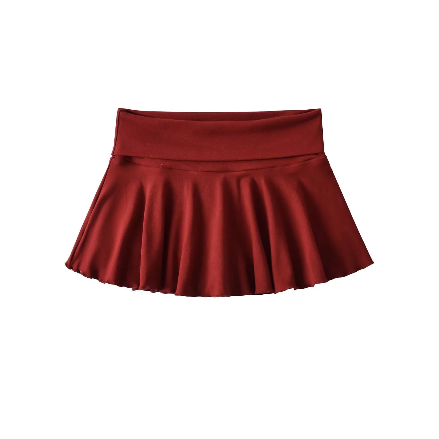 Fake two short skirts