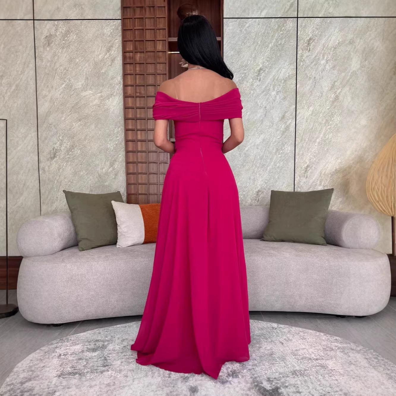 Elegant Wedding Dress with Pleats for WomenFashionable Formal Dress