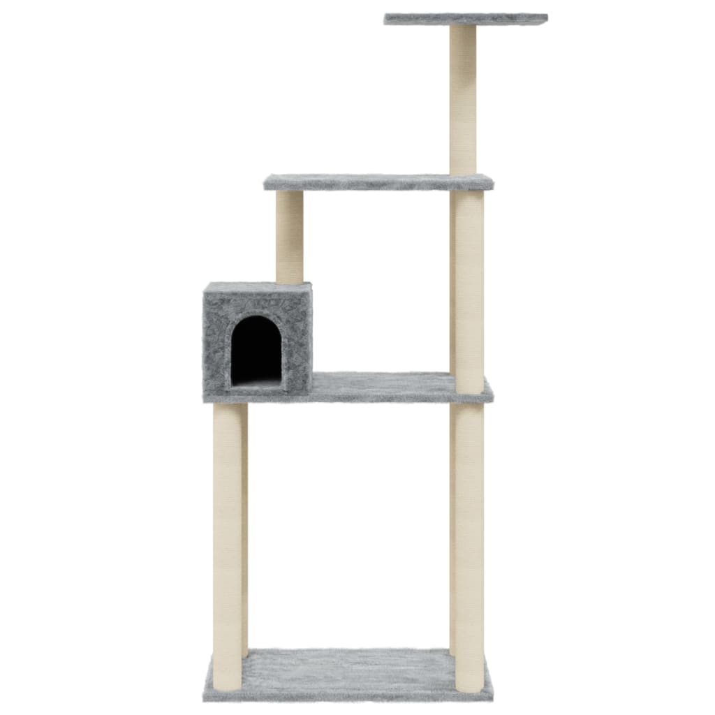 Cat Tree with Sisal Scratching Posts 147 cm
