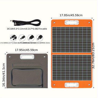 Solar Generator With Solar Panel Included, Flashfish 150W Portable Power Station+60W Solar Panel, 2 X 150W AC Outlets, 166Wh/45000mAh Backup Power Emergency Power Supply For Home Blackout/RV/Camping