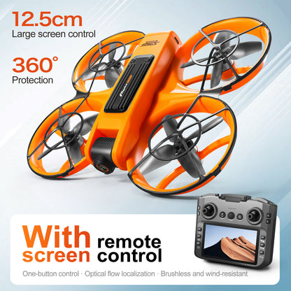 S156 Brushless Drone With Remote Control And Screen, Racing Drone For Aerial Photography, HD Quadcopters With Optical Flow Positioning