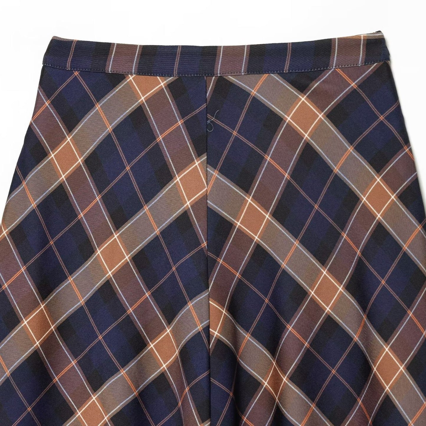 Commuting style patterned cape skirt