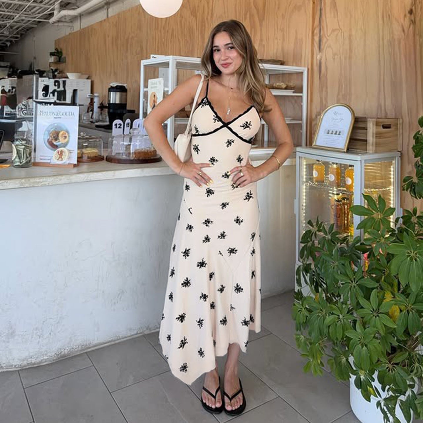 Lace Irregular Dress Slimming Strapless Dress
