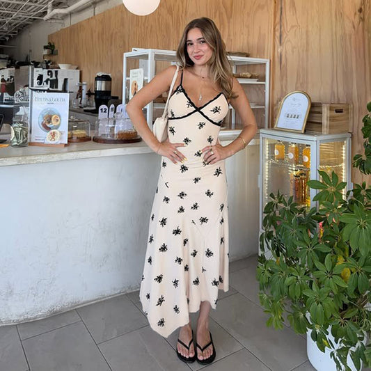 Lace Irregular Dress Slimming Strapless Dress