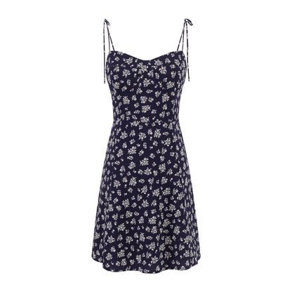 Strapless Dress Print Short Dress