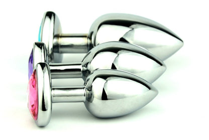 Sexual Products Adult Products Metal Backyard Heart-Shaped Anal Plug Anal Expansion Toys Sex Products Alternative