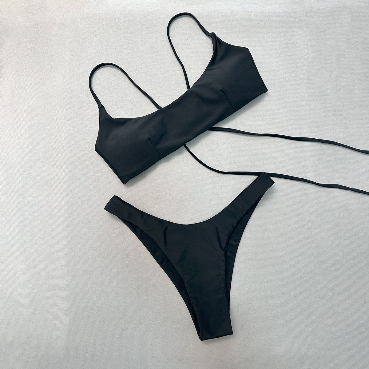 Sexy Style Bikini with Tie-Dye Design for Women