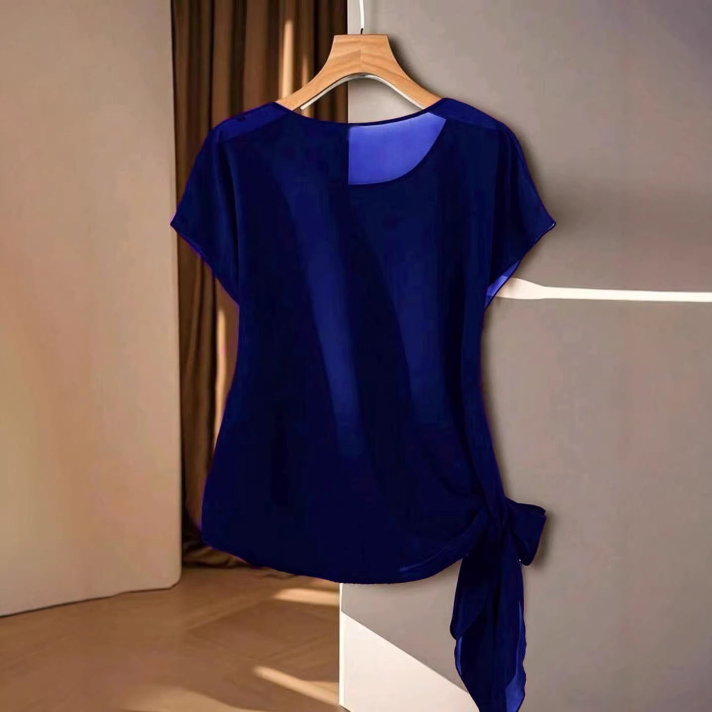 Summer New Lightweight Womens Crew-Neck T-Shirt